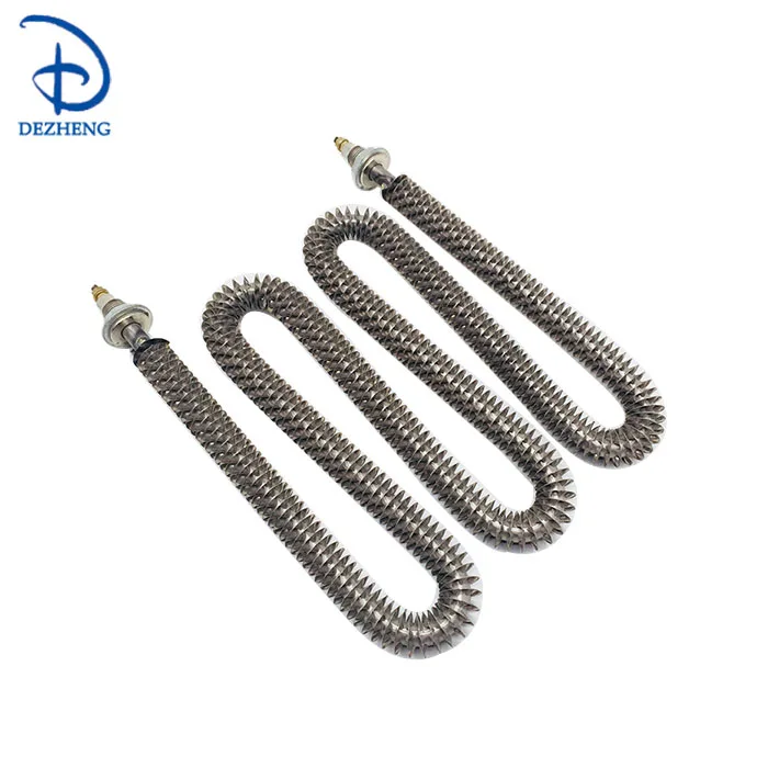 220V 380V AC 2.5KW 3KW 5KW Air Heating Elements for  Load Bank Finned Tube Heater
