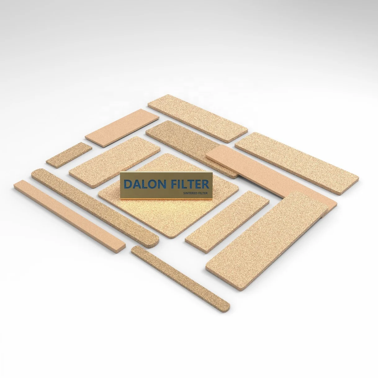 DALON sintered porous powder metal bronze brass mesh disc filter