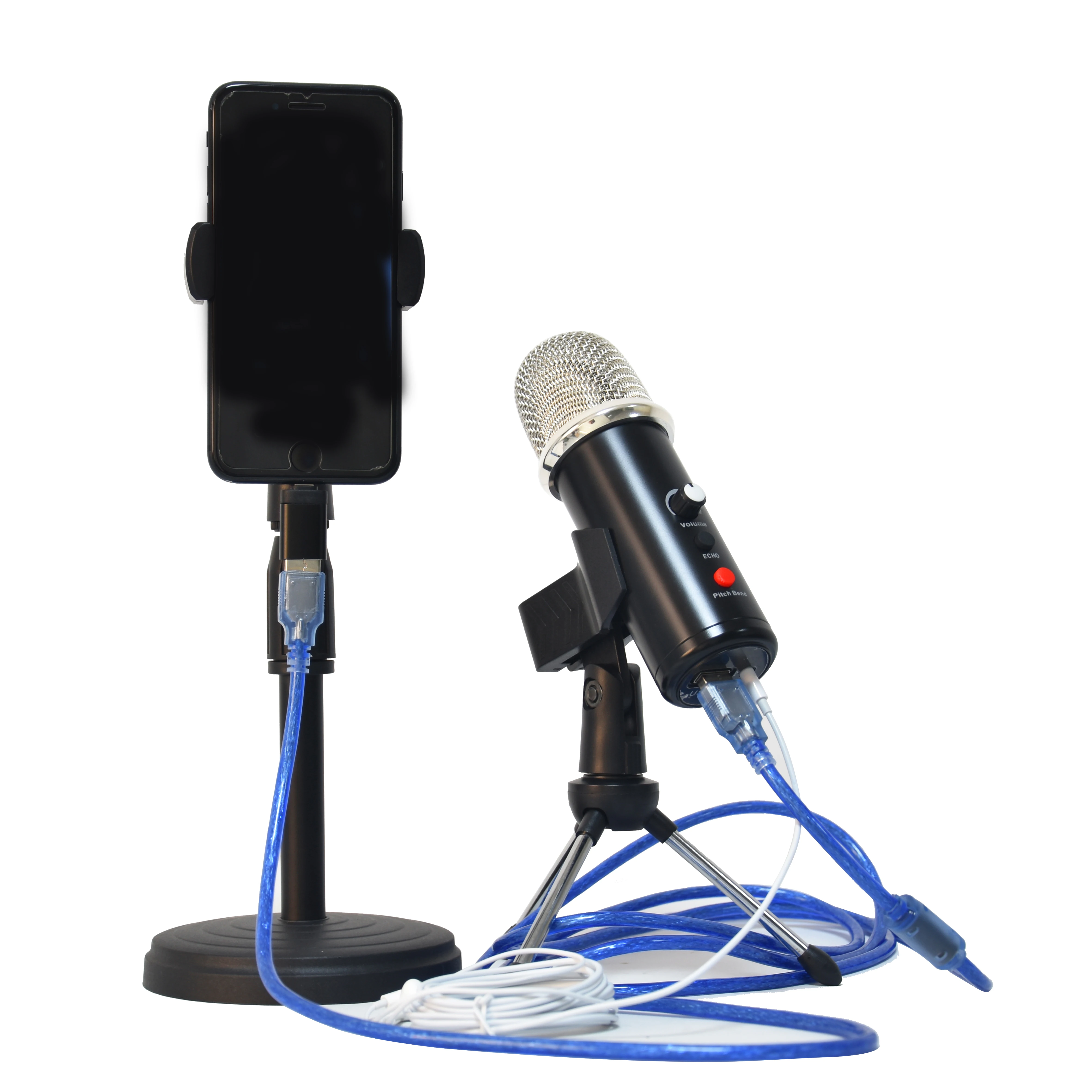 Микрофоны, USB-микрофон, профессиональный K2 микрофон для прямой трансляции, для аудиозаписи, игр, голосовых чат