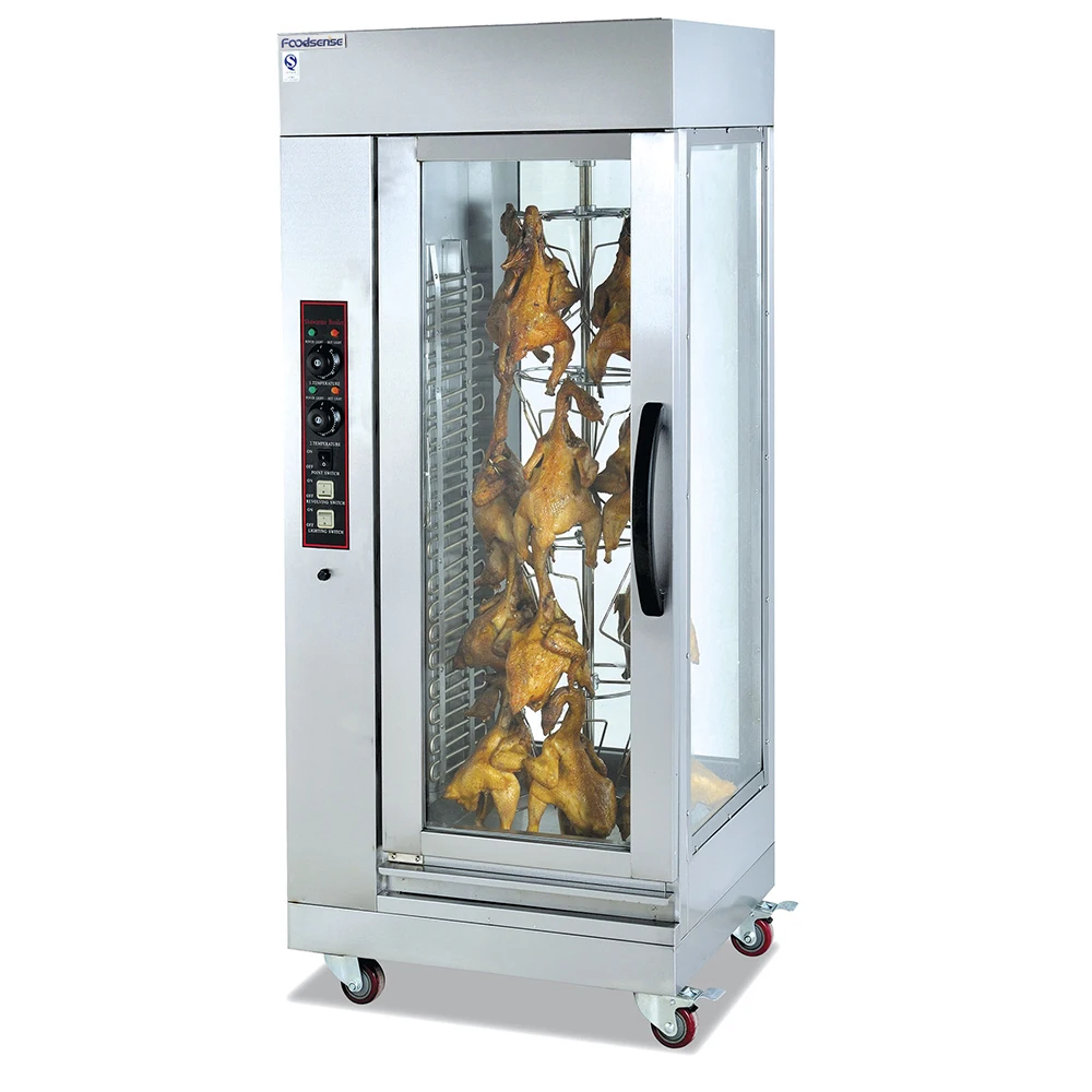 100% High quality Commercial Professional Vertical Rotisserie electric Chicken Shawarma Machine