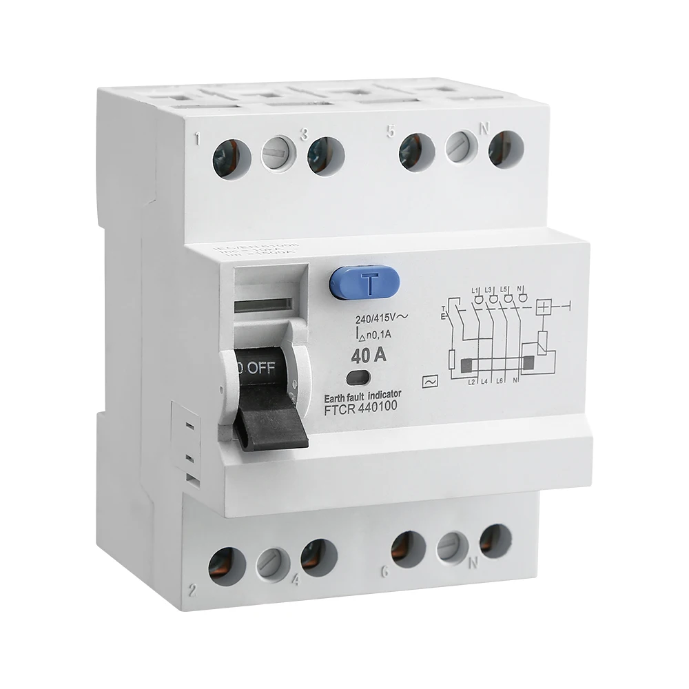Moreday Dpnle Rcd Rcbo 3p 63a 30ma 100ma Rcbo Earth Leakage Breaker With Overcurrent Protection Rcbo 300ma