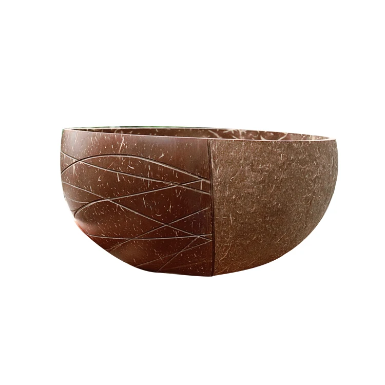 Artisan Handmade Designs on Coconut Bowl  wood bowls for candles