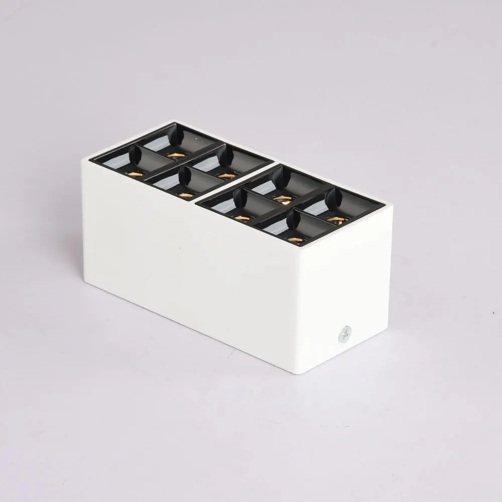 
Led Grille Downlight White Black Recessed Down Light 16w Ra90 Office Down Lights LED Ceiling Light Coffee Shop 