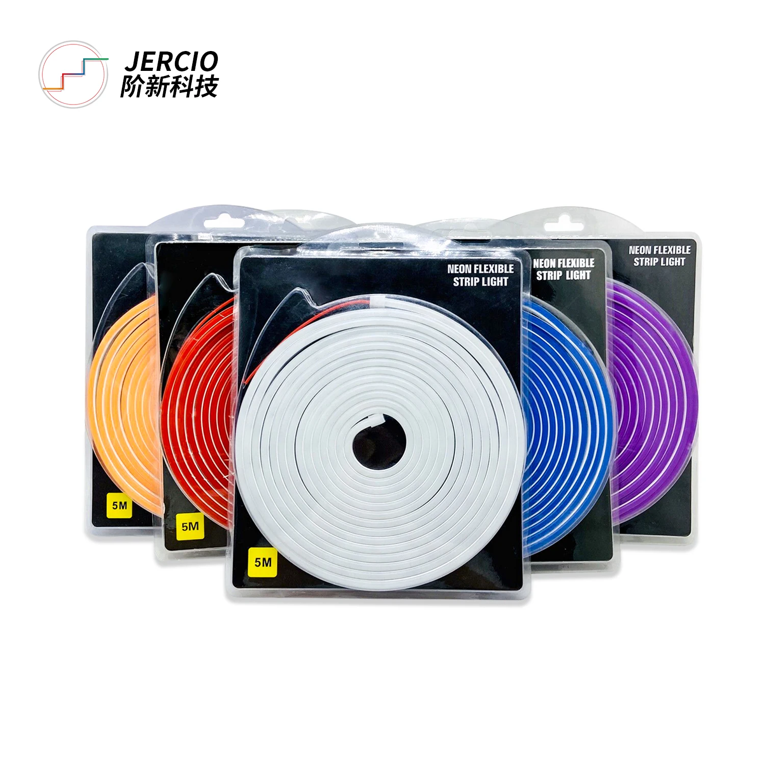 5 Meter Set RGB Neon Strip Light SMD 2835 12V LED Neon Strip Light