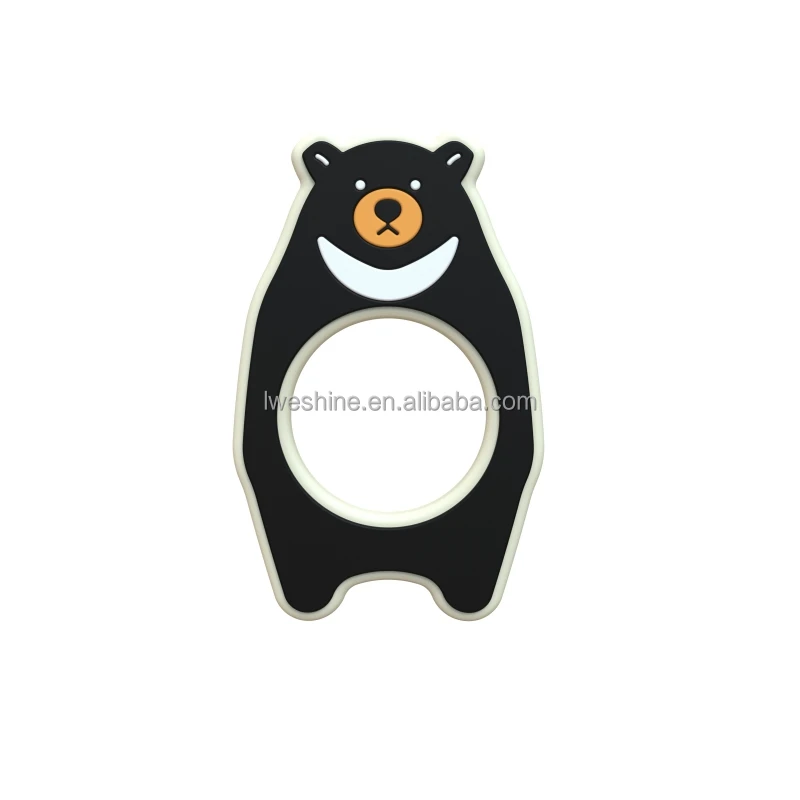 Teether Macrame Teething Ring Bunny Ear Baby marshmallow Teether crochet Natural Wood And Cotton Soother baby crochet teether se