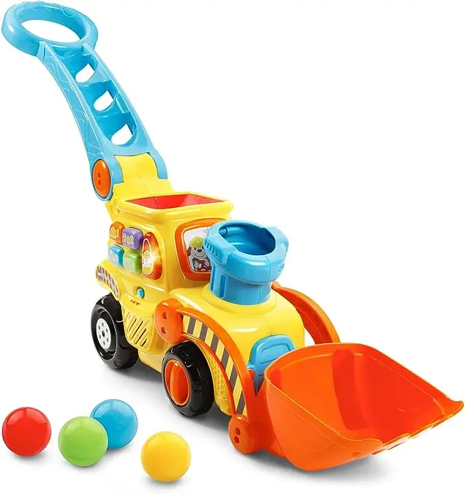 Fun ball throwing digger bobble ball pusher toddler baby toddler stroller multifunctional game shovel toys