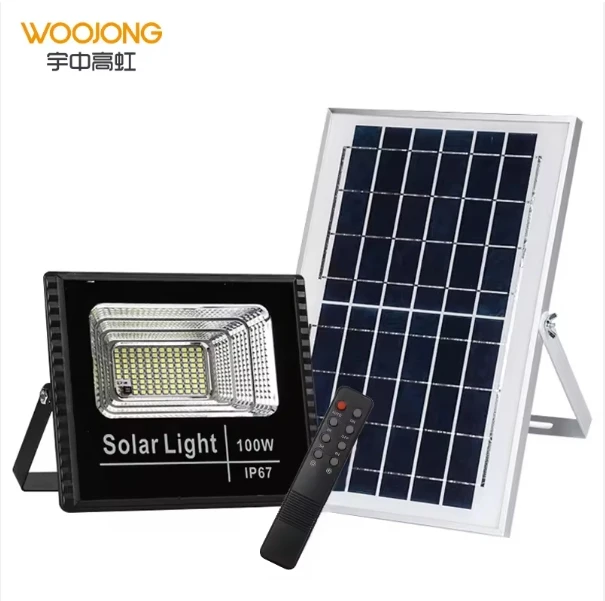 Woojong factory and manufacturer street light IP66 Solar Flood Light For Park