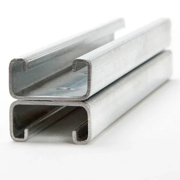Powder coated &hot dipped galvanized unistrut c channel slotted unistrut 1 5 8
