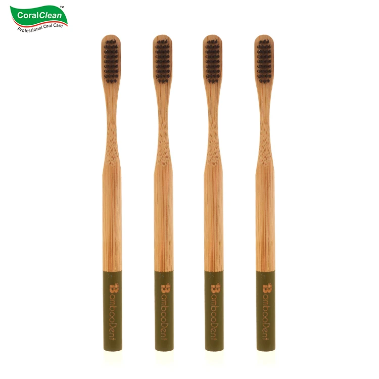 100% Natural Eco Friendly Reusable Biodegradable Organic Bamboo Toothbrush With Logo