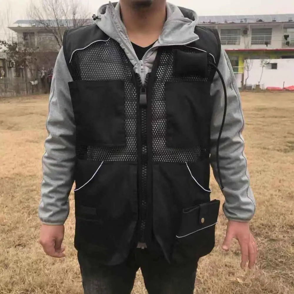 with ball releasing pocketbite suit trainer vest