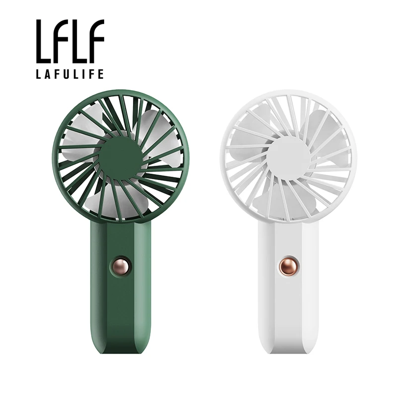 Best Gift Summer Three Speeds Strong Wind USB Mini Pocket Fan Portable Handheld Hang Neck Air Cooler Cooling Fans Home Outdoor