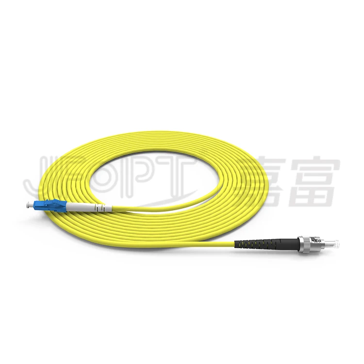 Quick Delivery FTTH 3 Meter ST/PC to ST/LC/FC/SC PC 3.0mm SM MM OM3 PVC Simplex Duplex Fiber Optic Patch Cord