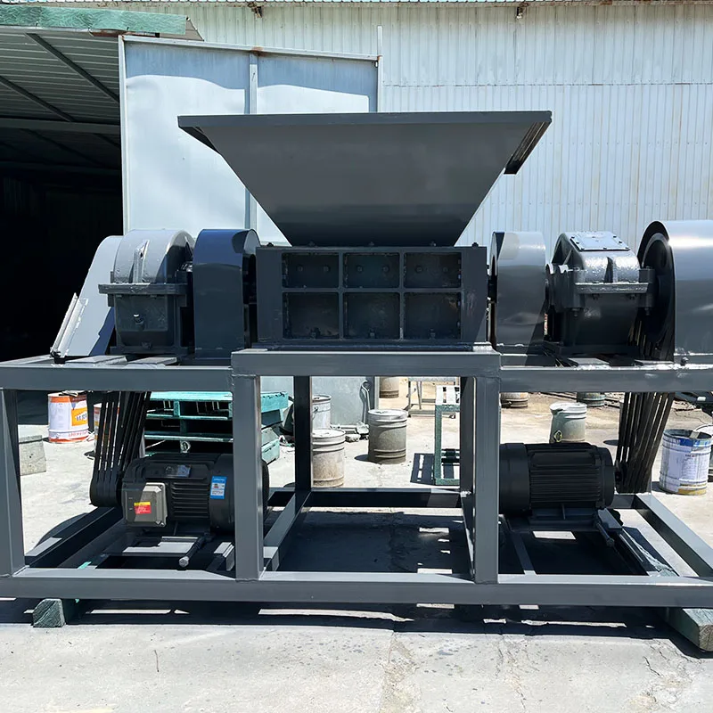 Heavy duty paper wire waste shredder machine waste textile  for shredding fabric shredder machine