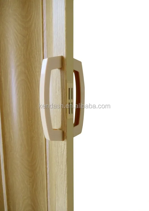 Plastic interior folding door with soft Hinge sliding door
