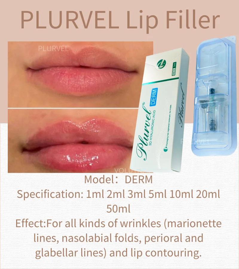 PLURVEL Hot Sale DERM 1ml Hot Sale Neuramis Deep Filler Facial Injection Dermal Filler Ha