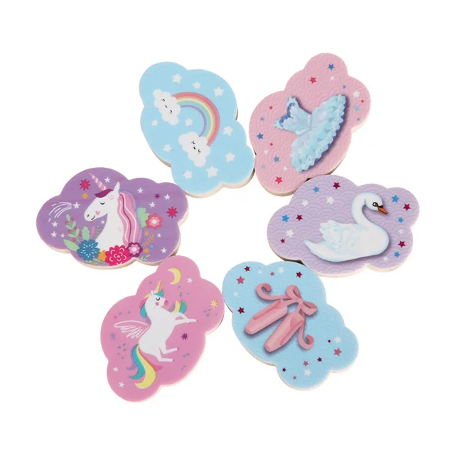 Wholesale Kawai lovely cartoon rubber pencil eraser for children, students