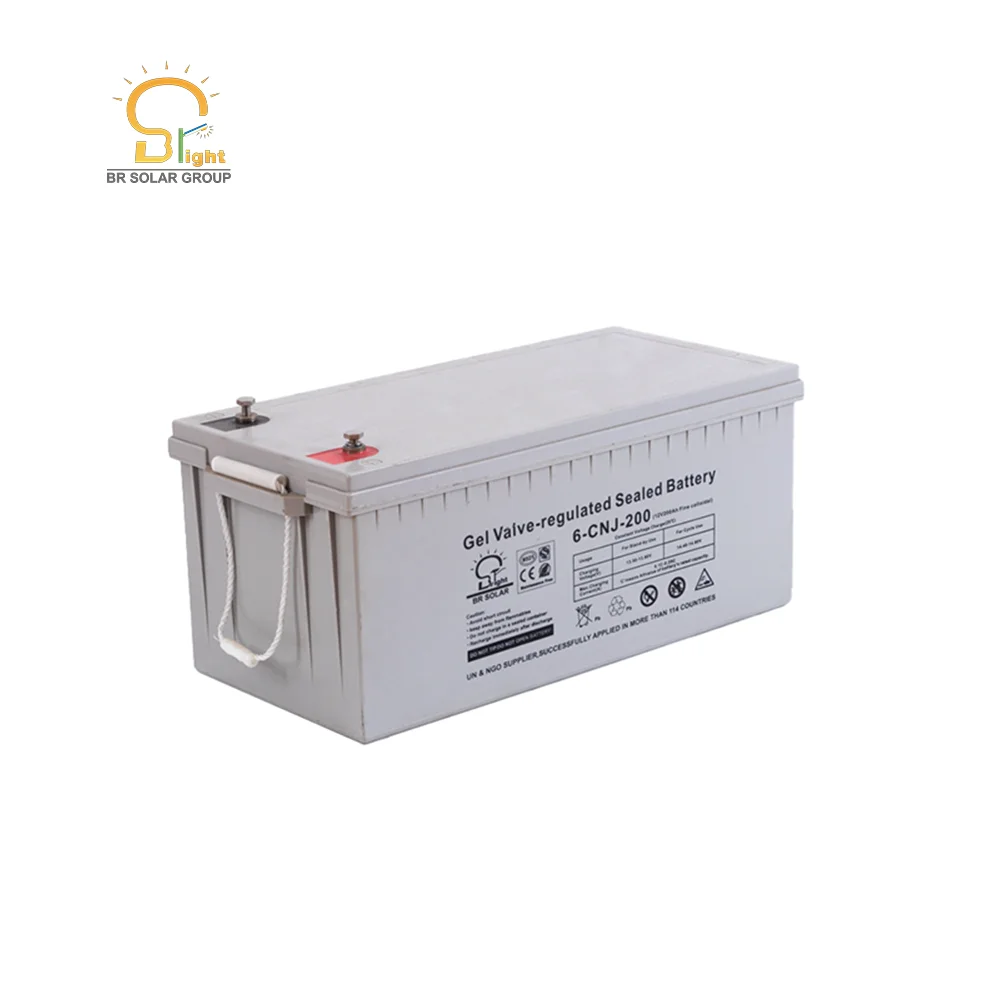BR solar 12v agm deep cycle gel battery  12v 200ah 12v 250ah rechargeable solar gel battery