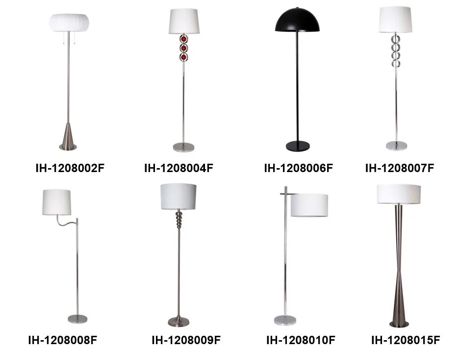 luxury adjustable  crystal floor standing floor lamp