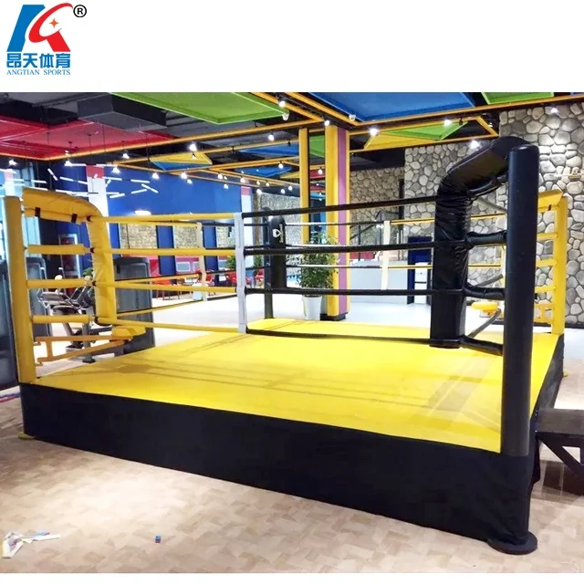 Professional boxing equipment factory custom  floor boxing ring rope cover boxing ring used for matches