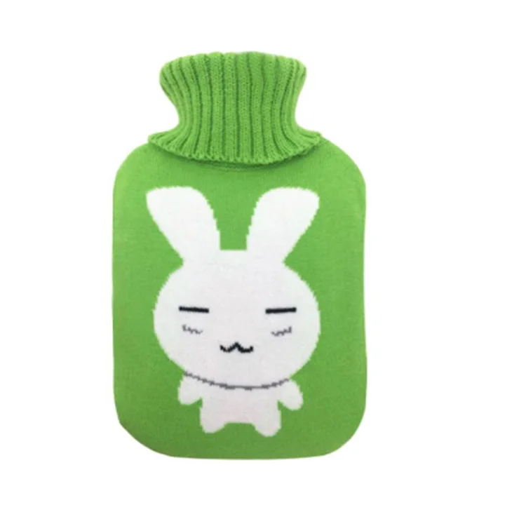 New Hot Water Bag Bottle Cartoon Knitted Cover Large Size Christmas Patterns Hot Water Container 20 - 99 pieces