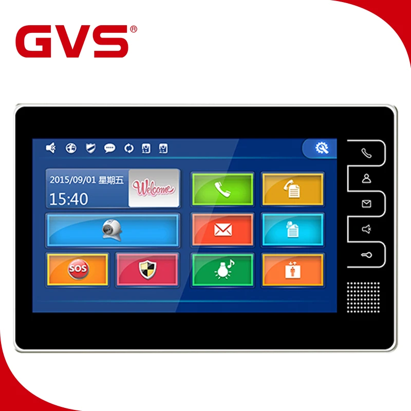 2019 Guangzhou Factory GVS IP TCP Video Intercom System POE Switch 6+2 Port Video Intercom with Remote Control