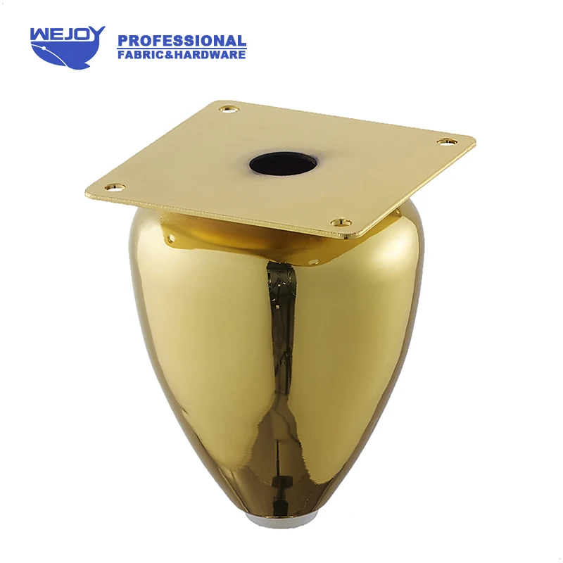 Wejoy Furniture accessories modern golden metal bed cabinet gold furniture legs gold sofa feet