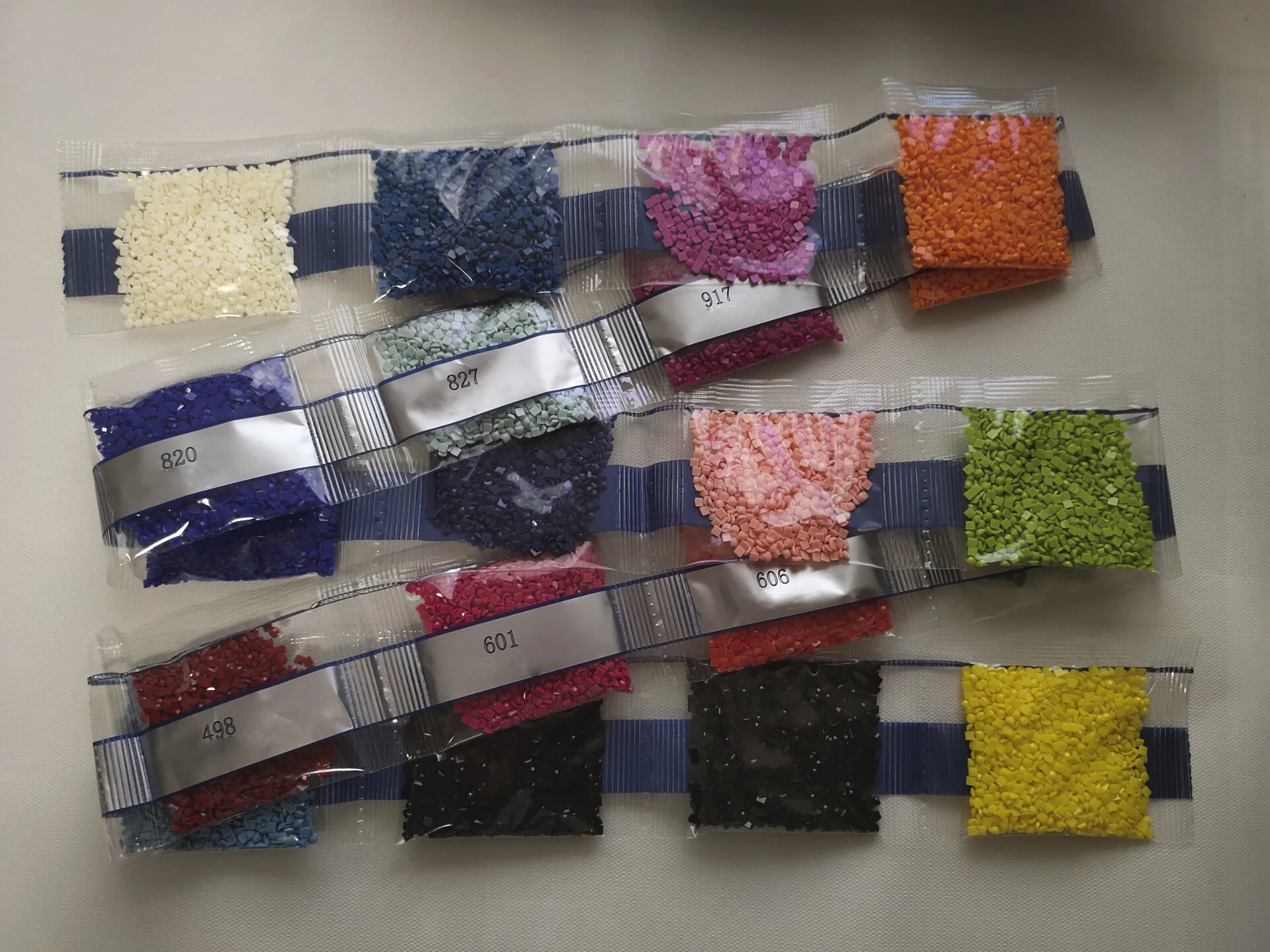 Wholesale 5D DIY Diamond Painting Stones Diamonds 447 Color  Square/Round Drills Kits Mosaic Diamond Painting Drills Accessory