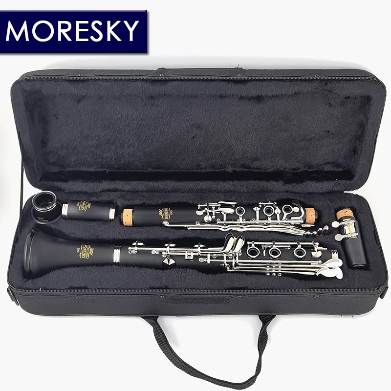Boehm system clarinet G Tune clarinet nickel plated keys MORESKY E901