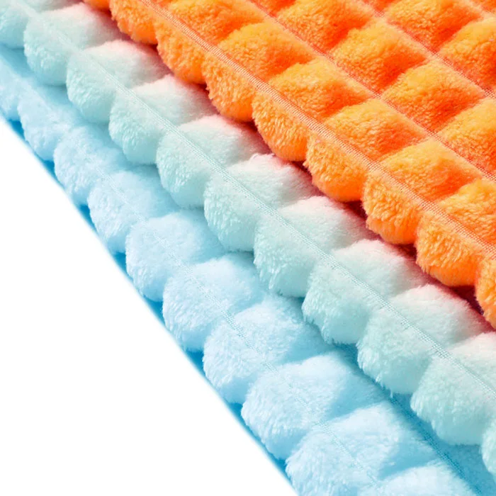 
 Супер мягкие двухсторонние полосы вырезать цветы фланель трикотажные ткани для одеяло  