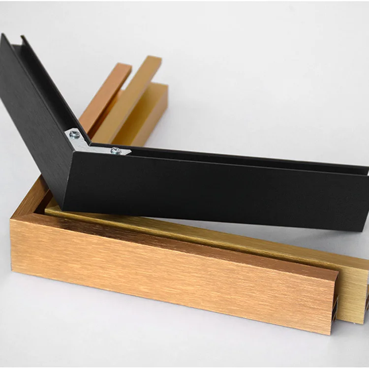 
Hot Selling Black Anodized Decoration 11X14 Photo Picture Aluminum Frame Moulding 