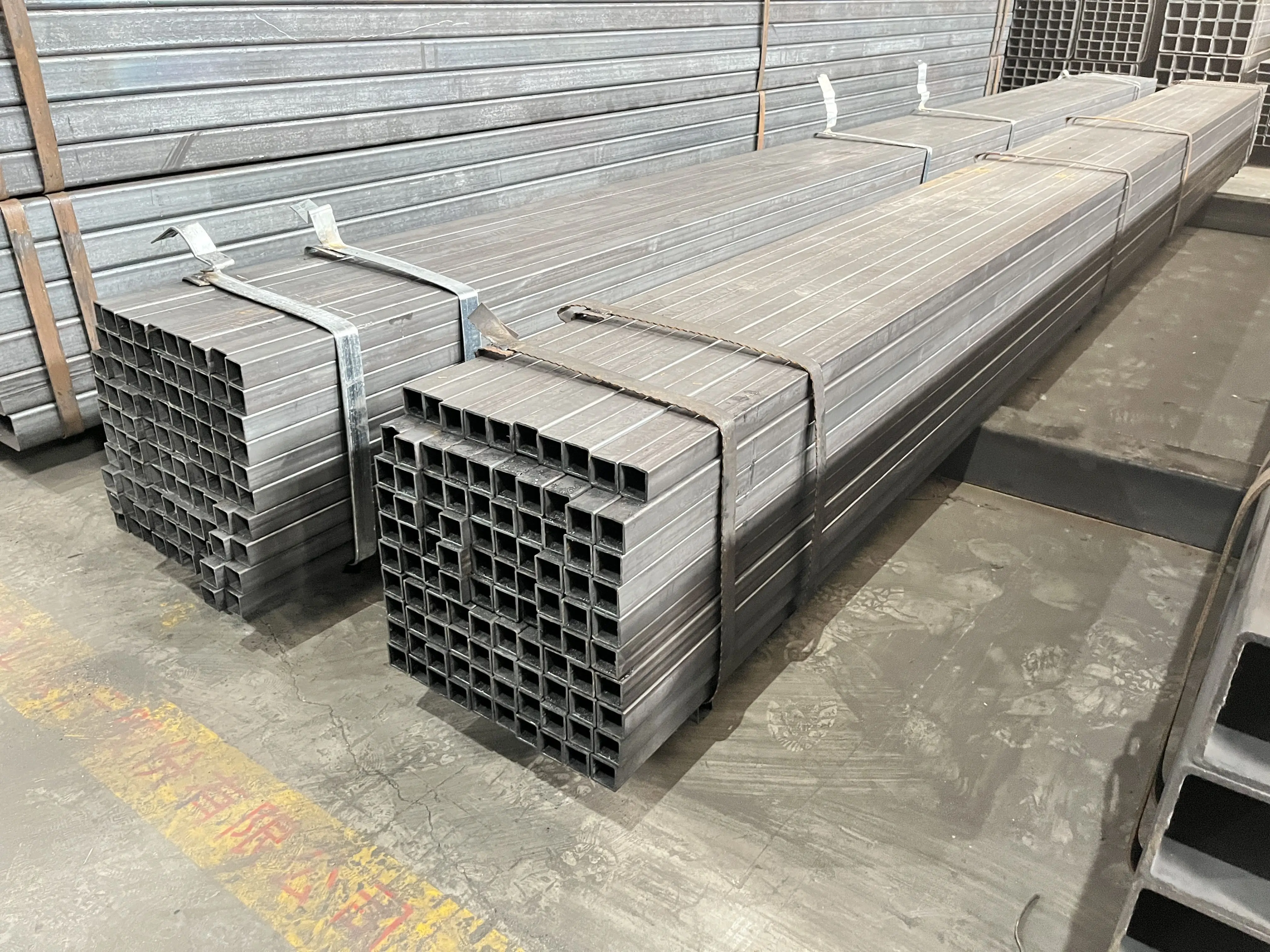 Astm steel 3 inch profile ms square tube galvanized square and rectangular steel pipe