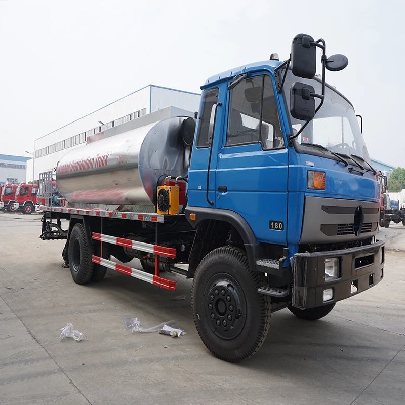 Manufacturer DONGFENG 153 4x2 RHD 8T Asphalt Bitumen Tank Truck Bitumen Emulsion Sprayer Asphalt Distribution Truck