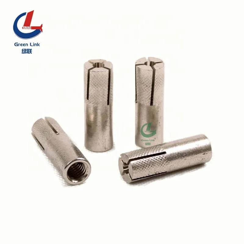 Stainless Steel Drop In Anchor M6 M8 M10 M12 M16 M20 Ss304 Ss316 Drop-in Anchors For Construction Industry