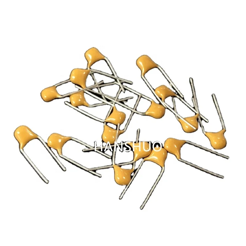 100pcs/lot Multilayer ceramic capacitor 50V (100~106) 10pF~10uF 102 103 104 105  22pF 1nF 10nF 100nF 0.01uF 0.1uF 1uF P=5.08mm