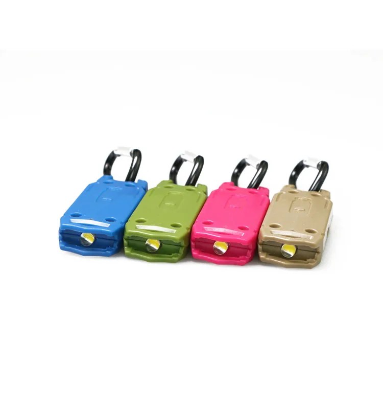 Multi-Lighting Modes Mini Pocket USB Rechargeable Keychain EDC Light