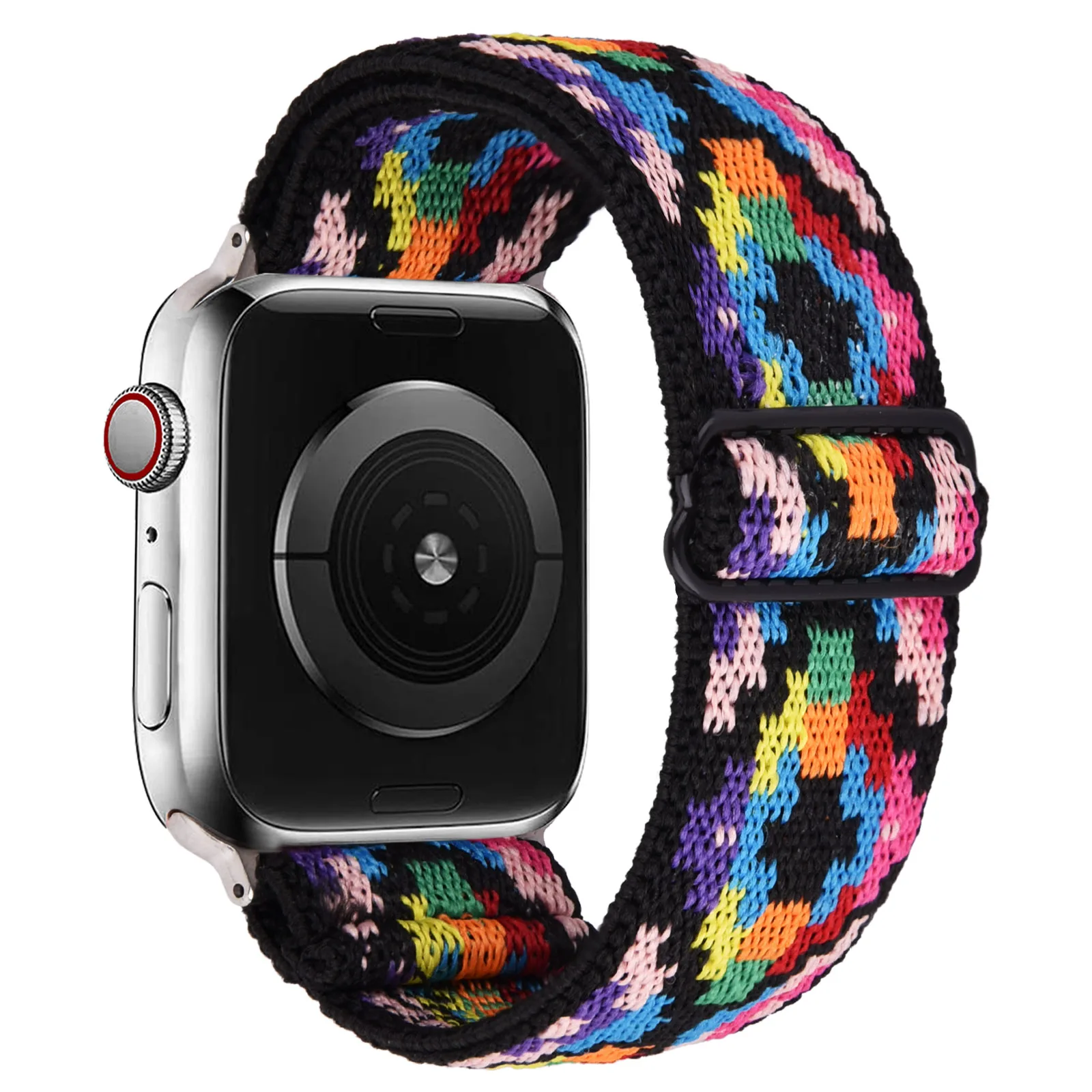  Ремешок с нейлоновой оплеткой для Apple Watch 6 различные дизайны регулируемая длина Плетеный ремешок iWatch всех