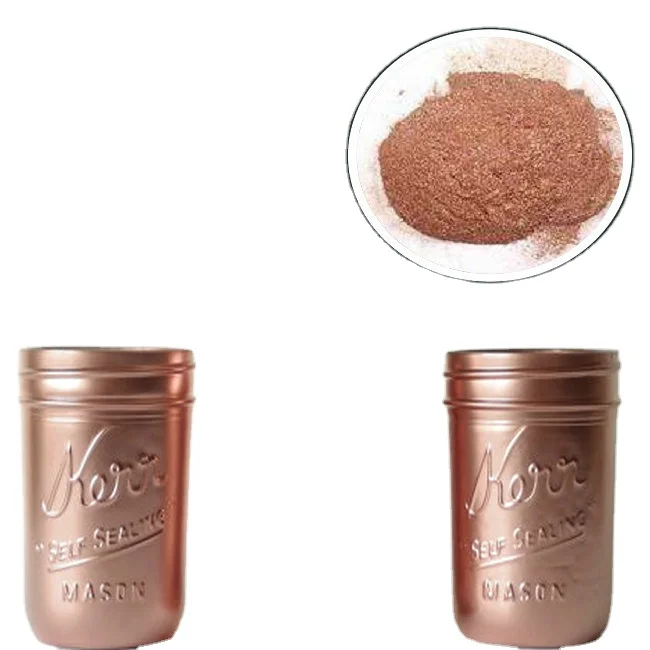Rose red metallic pigment gold bronze powder GB8-4