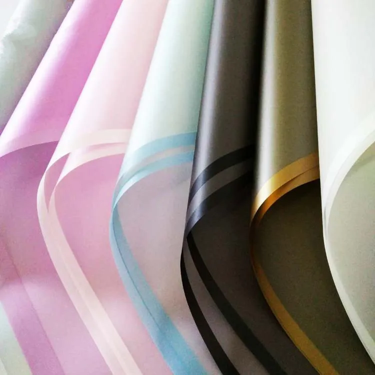 Manufacturers colored waterproof mist paper flower packaging paper