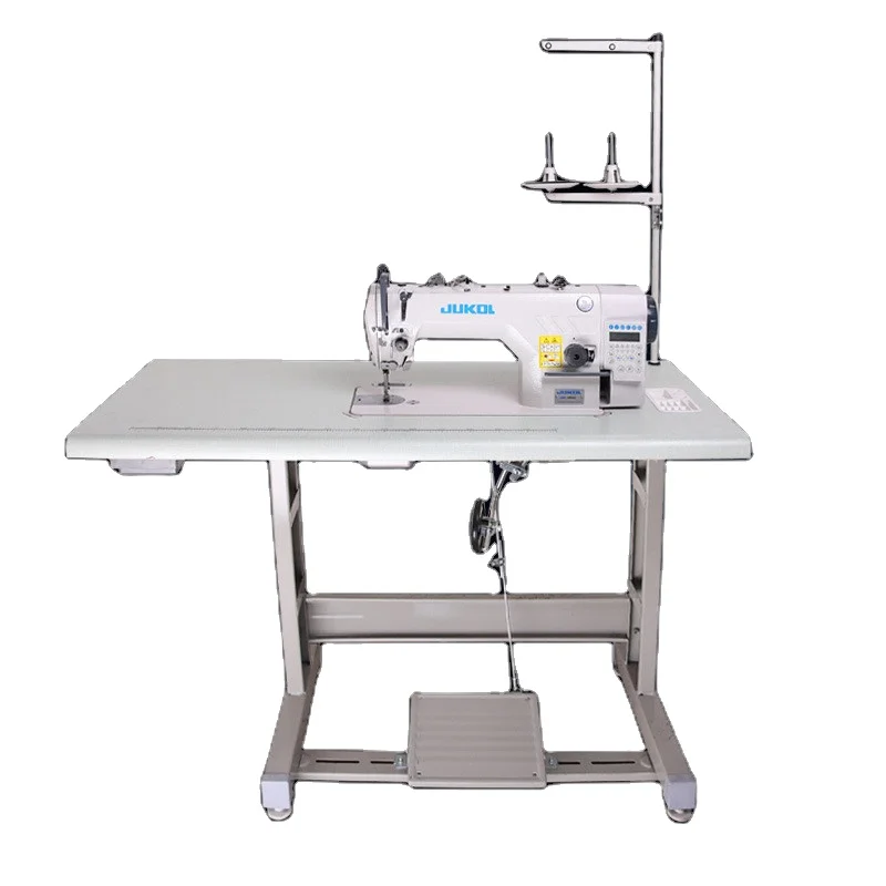 Electric High Speed Shirt Flat lock Button Hole Sewing Machine needle domestic overlock machine