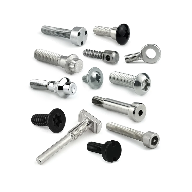 Stainless Steel SS304 M3 M4 M5 M6 anti-theft security screws Torx Pin Button Head Security Tox machine Screw
