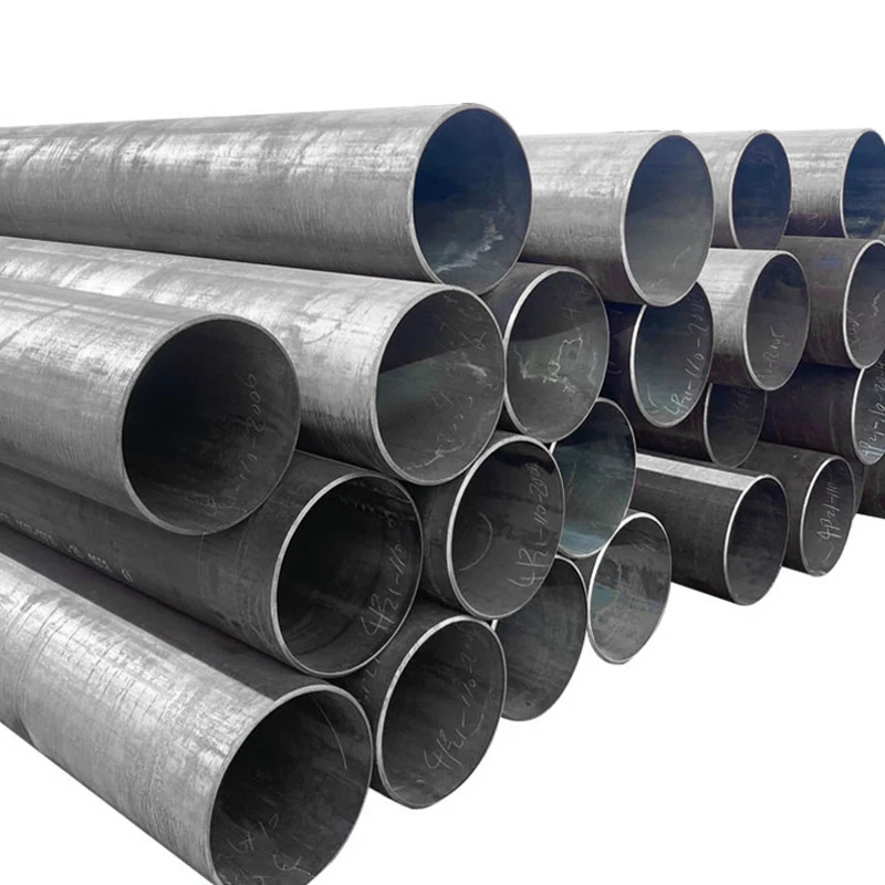Construction Large diameter High Strength 0.8 - 12.75 mm Hot Rolled Spiral Welded Round Carbon Steel Pipe