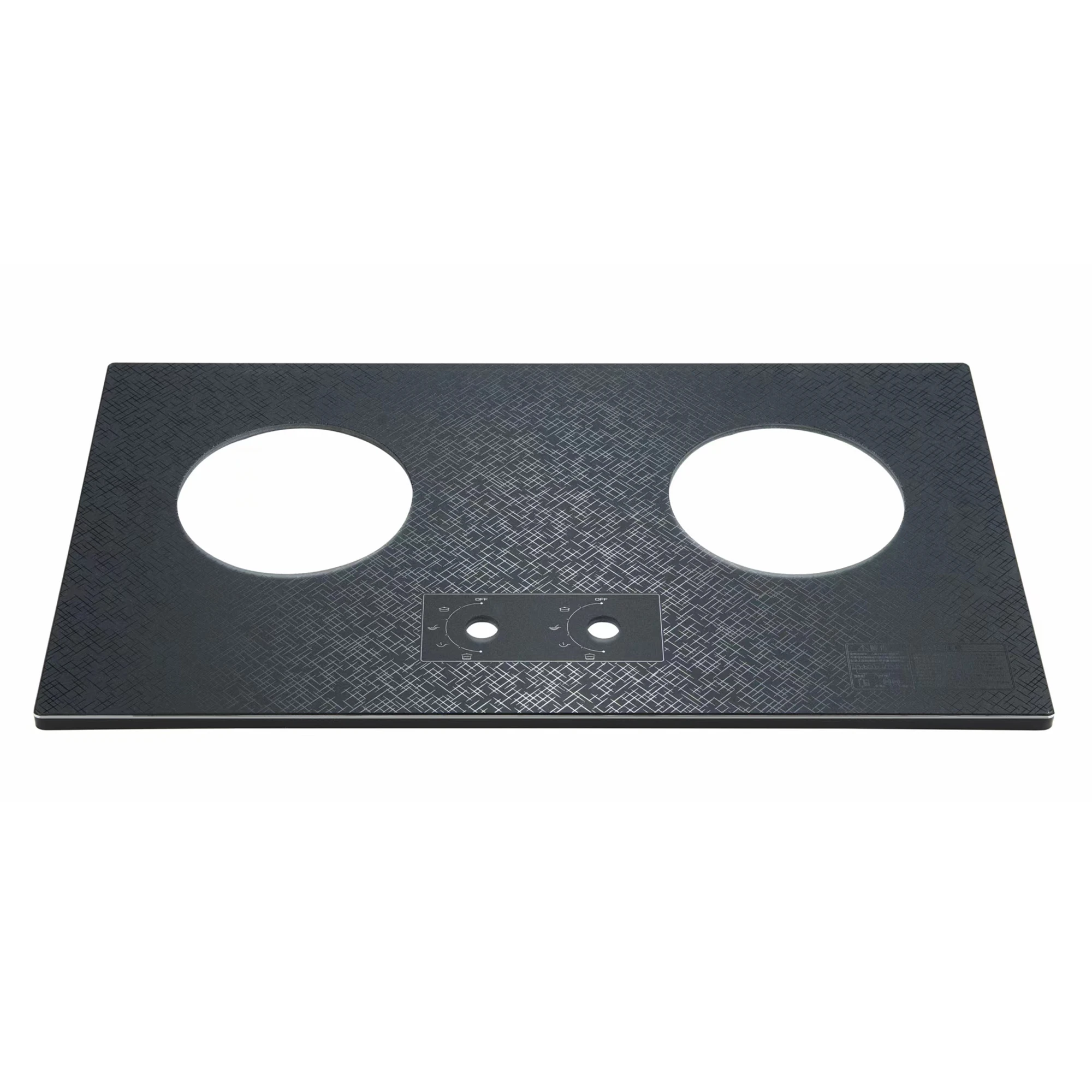 Etched craft glass factory custom cooker tempered glass Tempered Glass for Gas Stove