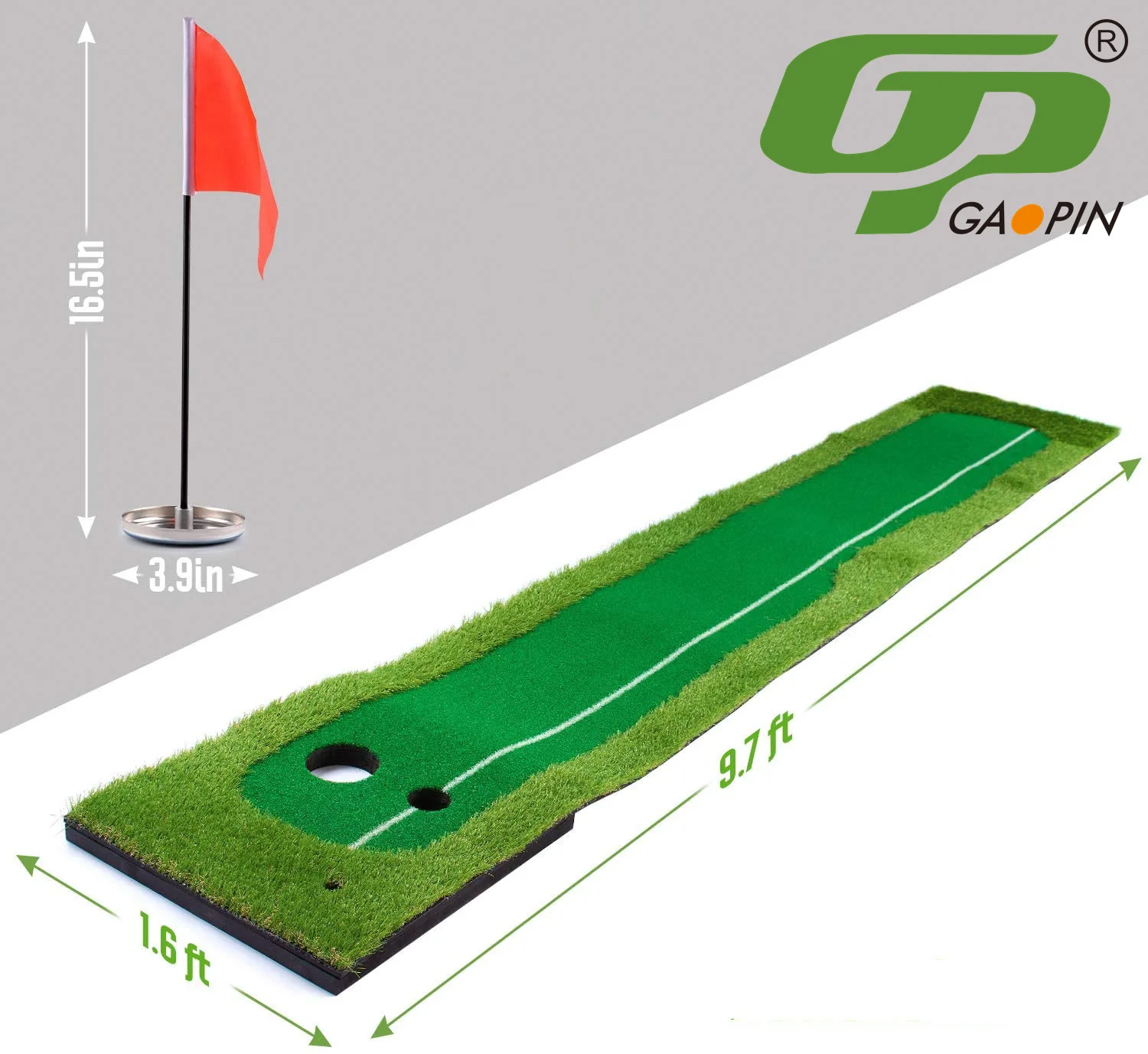 GP Custom Outdoor Golf Putting Green Turf Mini Golf Course Professional Golf Practice Mat