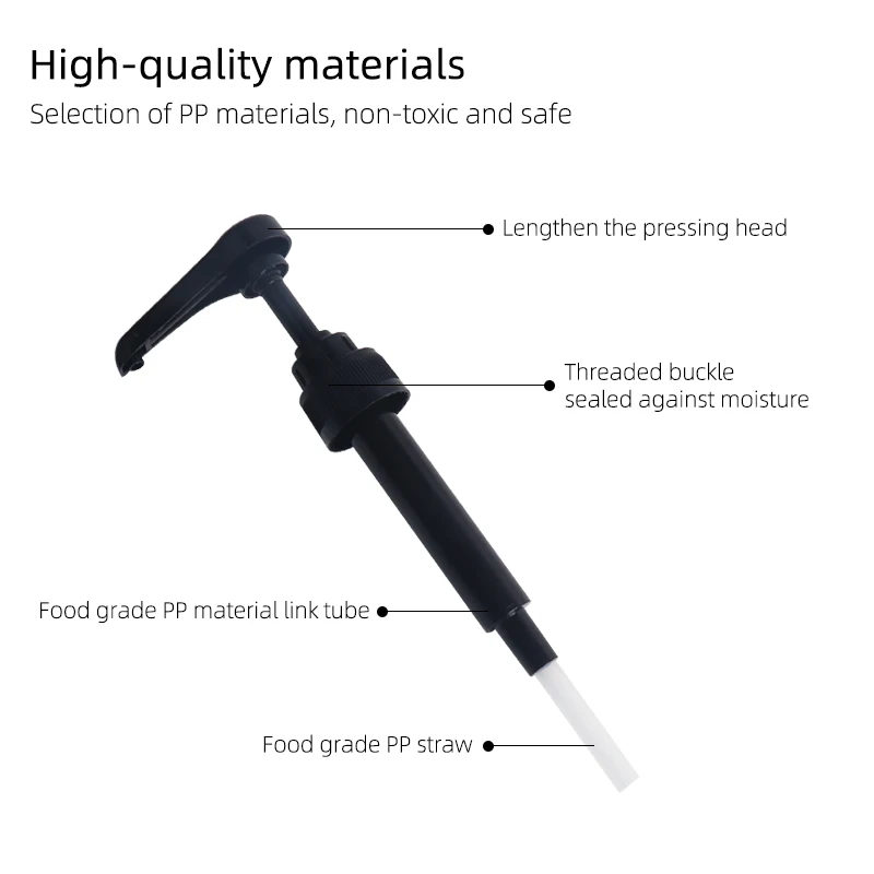 31mm 5cc dosage dishwashing cooling sauce dispenser pump food grade ketchup lotion pump