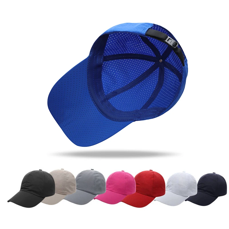 Manufacturers fashion breathable light weight sports caps with custom logo embroidery adjustable 6 panel golf hats gorras