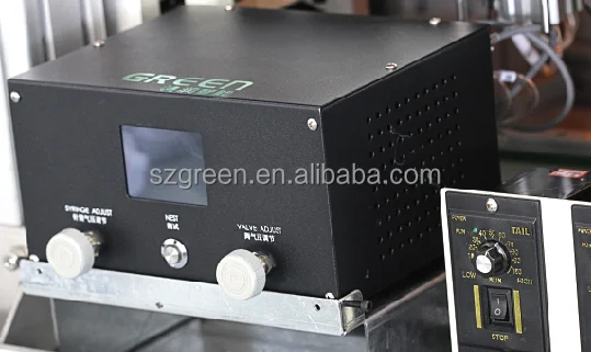 Hot Sale GREEN Automatic Glue Spraying Line Dispenser Machine with Motion Control Card+PLC