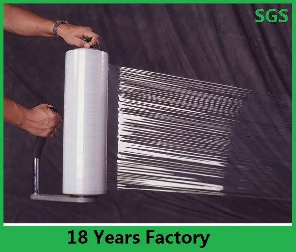 Заводская цена литой Lldpe термоусадочная пленка прозрачный поддон стрейч