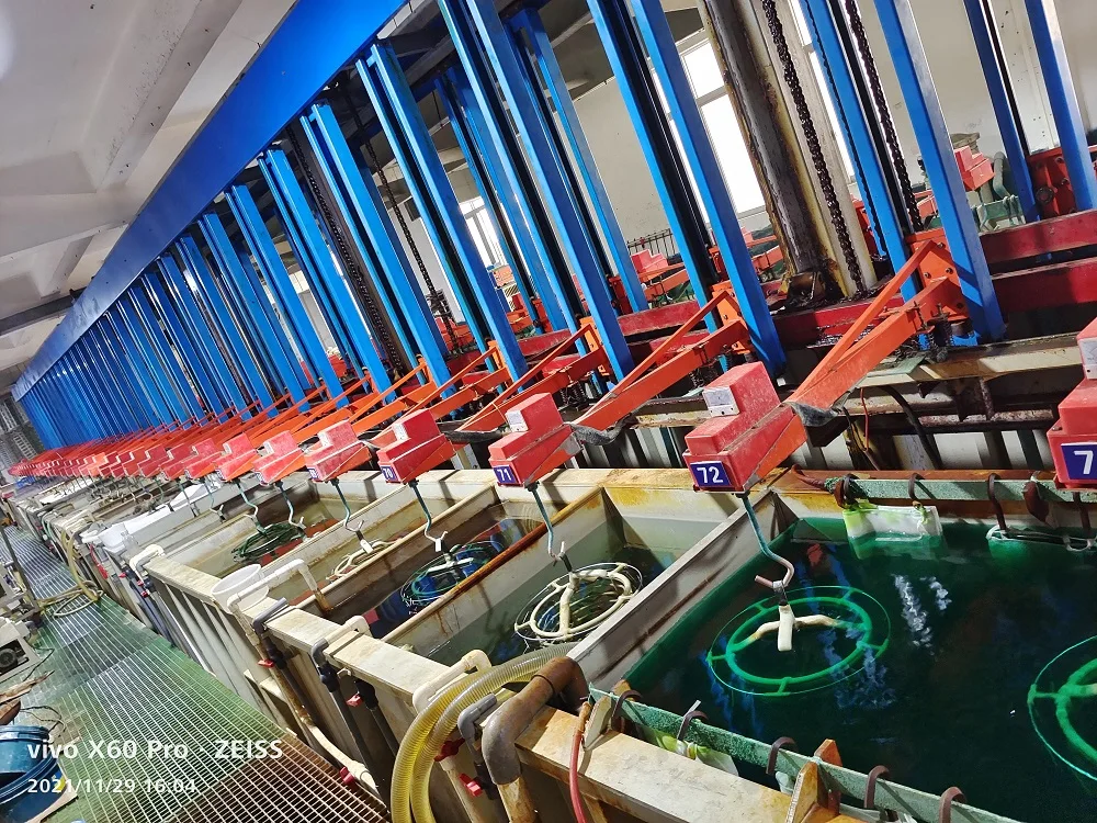 New Product Electroplating Automatic hanger Rack Plating Production Line Vertical Lifting Plastic Nickel Chrome Line