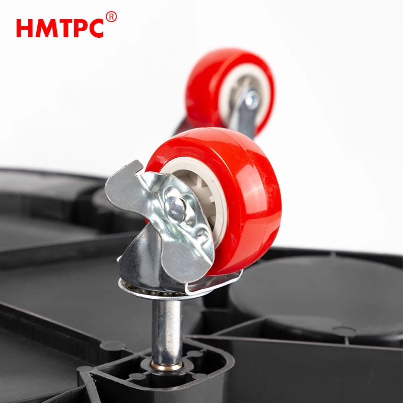 High Quality Plastic With Grit Guard With Dolly Clear Car Wash Bucket