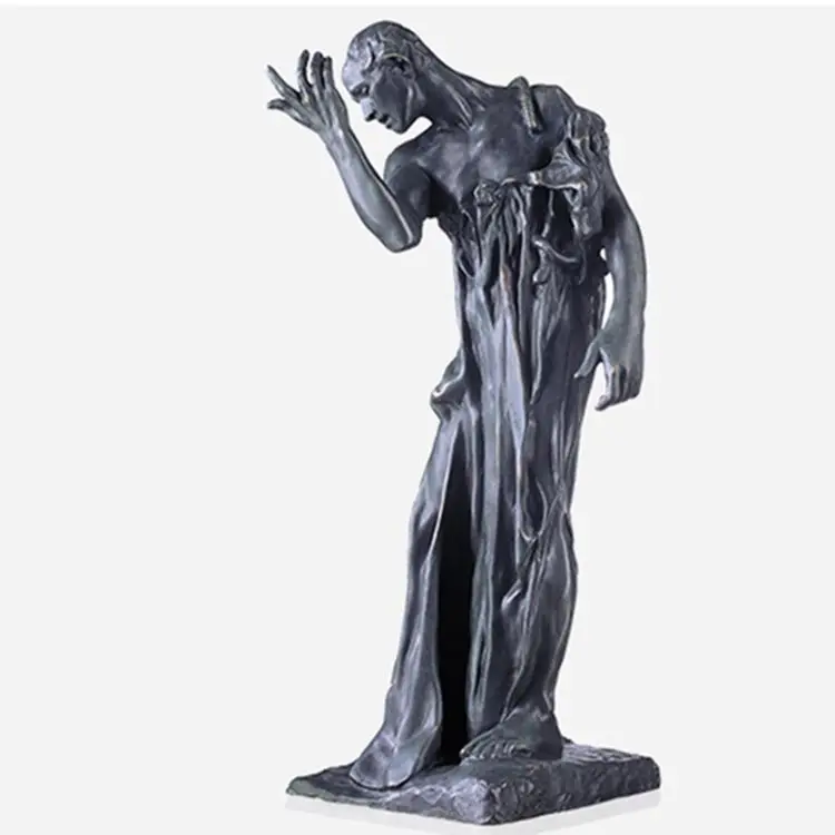 Новый дизайн современное искусство абстрактная бронзовая скульптура человека домашний декор статуя